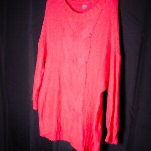 hot pink sweater dress